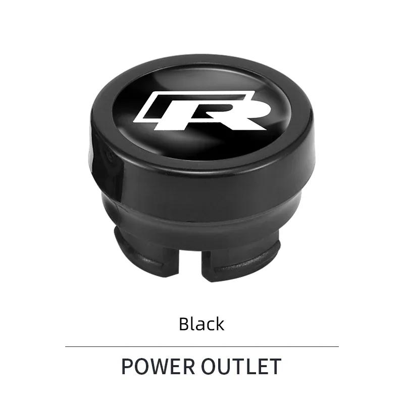hijk1 ·Car Cigarette Lighter Dust Cover Trim Cap Auto Accessories For VW GTI Polo Golf Passat Tiguan Arteon Touareg CC Taigo Caddy