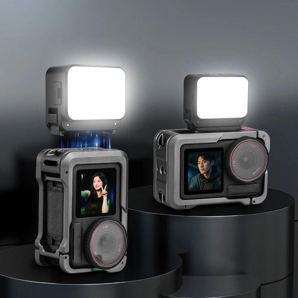 Rechargeable Beauty Light 3-Level Dimming Photography Lighting  for DJI Action 5 Pro/4