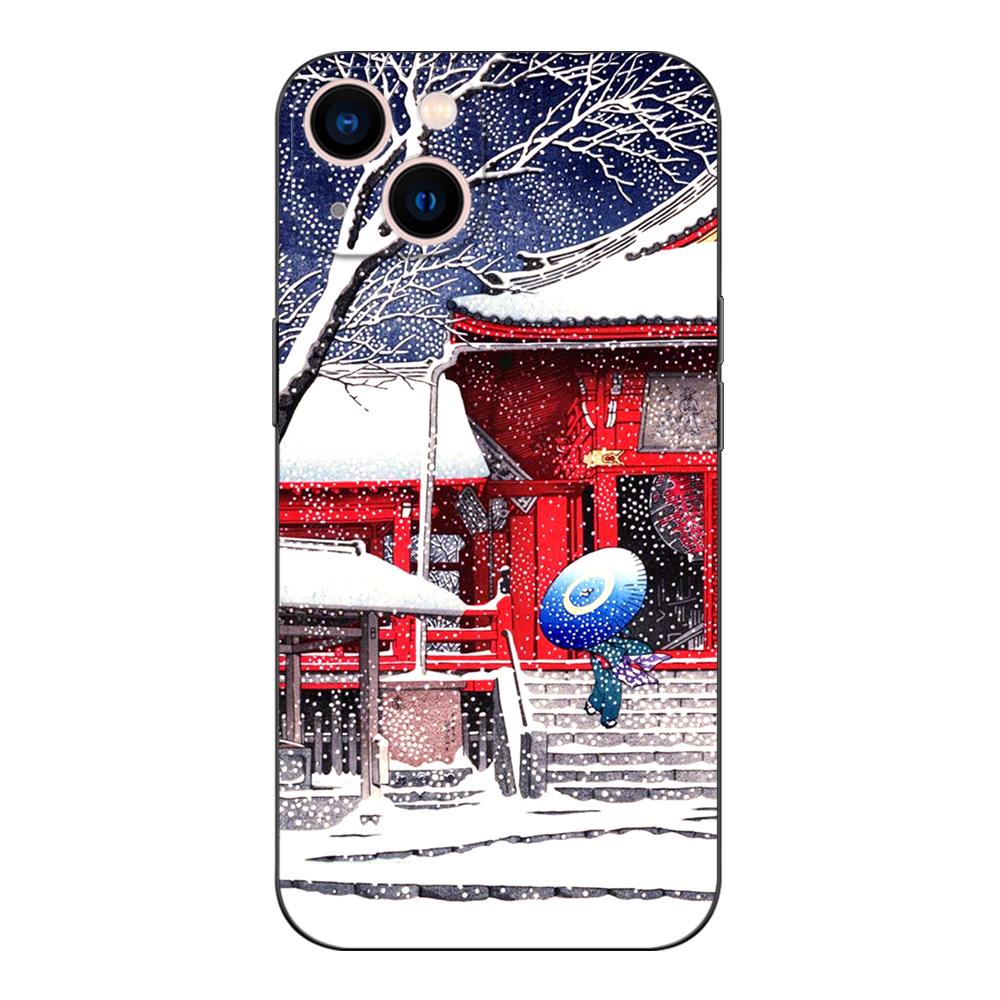 Czarne etui Tpu do Motorola Moto G52 G42 G60 4G G60S G71 G9 Play Plus Power One 5G Ace retro Tokyo Japanese Art