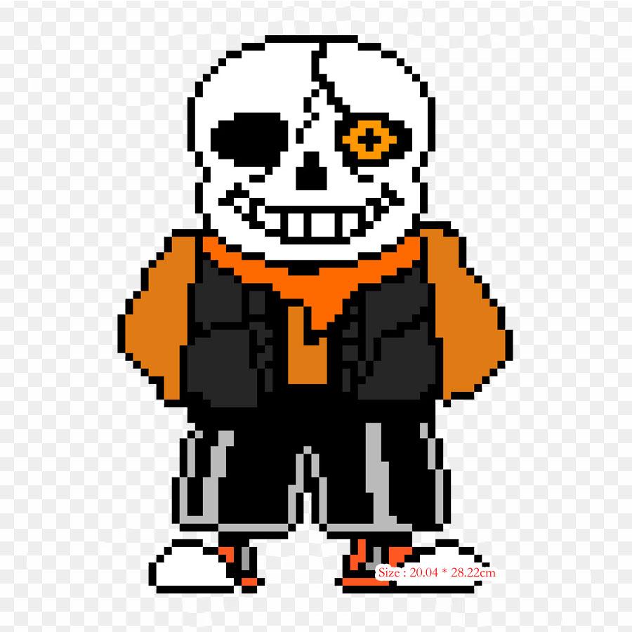 

Утюговые нашивки Sans Trump Undertale для DIY, теплопередающая одежда, футболка, термонаклейки, декоративная печать