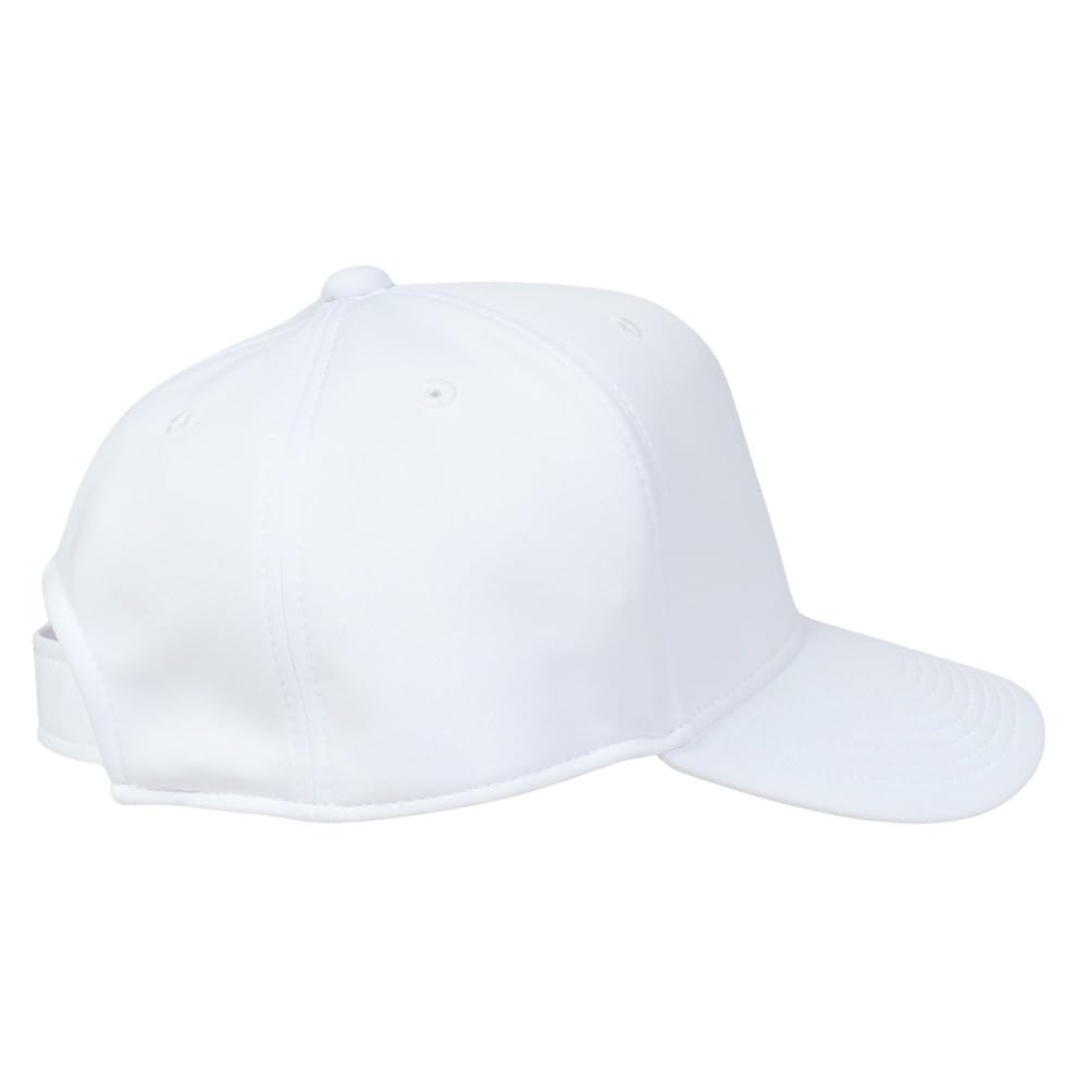 MIZUNO Baseball Size M Cap, Six-Panel All-Knit, White,