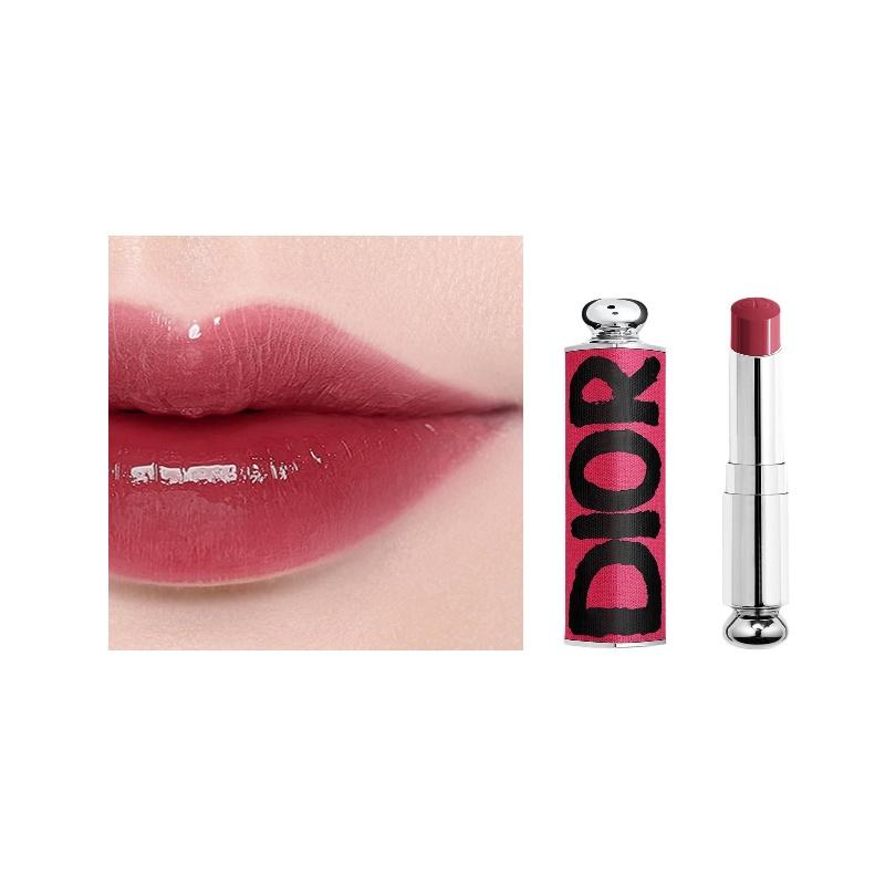 DIOR Lipstick Two-piece set: stunning pink lipstick shell + #667 DIORMANIA Sakura White Peach Jelly Refill 3.2g белый