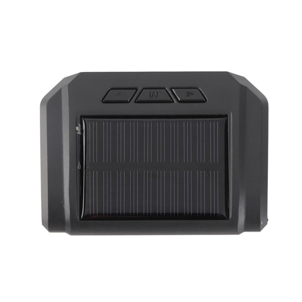 Wireless Tire Pressure Monitor HD LCD Display Real Time Alert Solar Powered USB Charging Tire Pressure Monitoring System