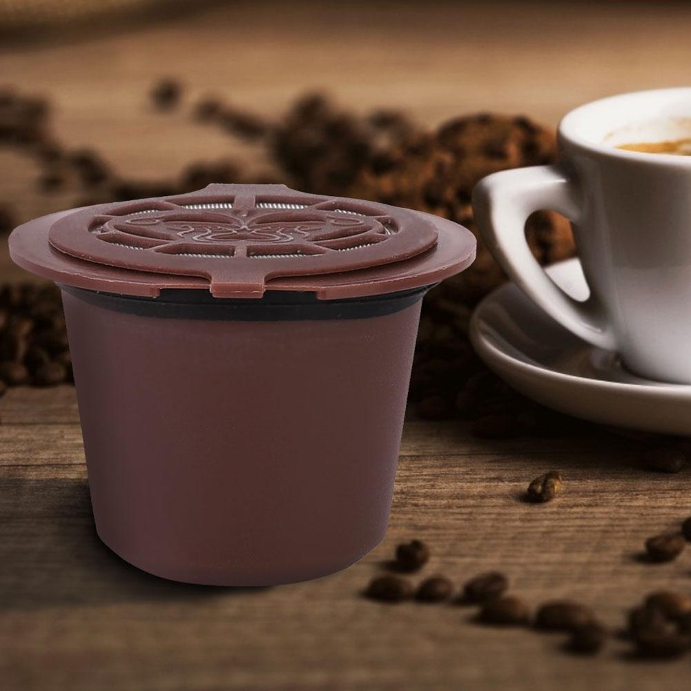 3Pcs Household Reusable Coffee Capsules Filter Refillable Capsules Cup Fit for Nespresso