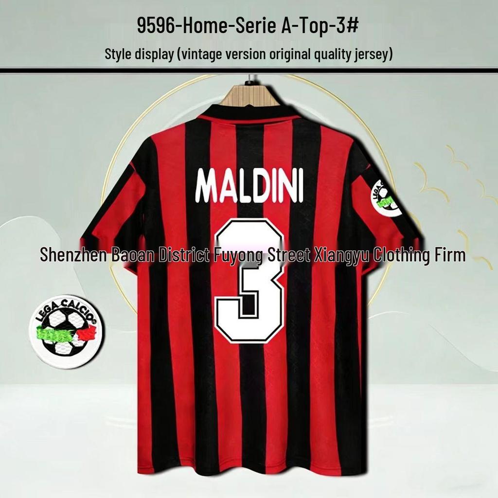 93–14AC Klassisches Retro-Fußballtrikot: 22 Kaka, 32 Beckham, 80 Ronaldinho, 99 Ronaldo