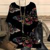 Size Plus Tshirt Womens Floral Print Short Sleeve 3d Tees Holiday Weekend Fashion Oneck Regular Version Summer Tshirts