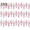 Wooden Nutcracker Ornaments for Christmas Tree Pink Hanging Decorations, Soldier Decorative Nutcrackers Living Room Pendants Home Xmas Party