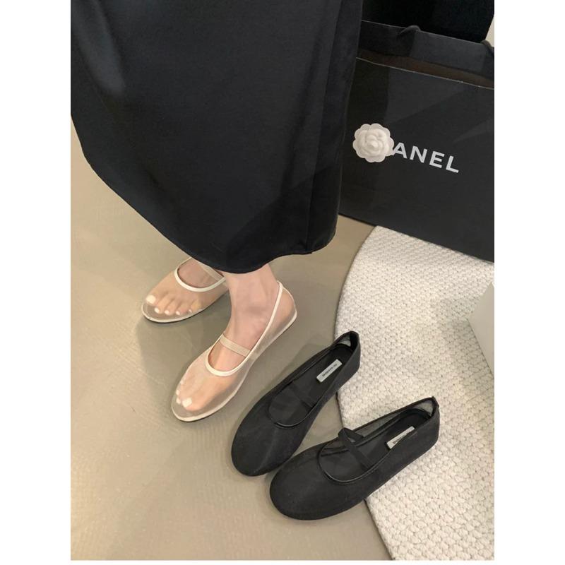 Modedesigner Herbst Damen Mesh Stoff Ballerinas Mode Flach Damen Komfort Weiche Sohle Mary Jane Schuhe