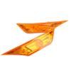 2pcs Side Marker Lamp Housing Orange Gloss Lens Replacement for Civic 10th Generation FK LX EX