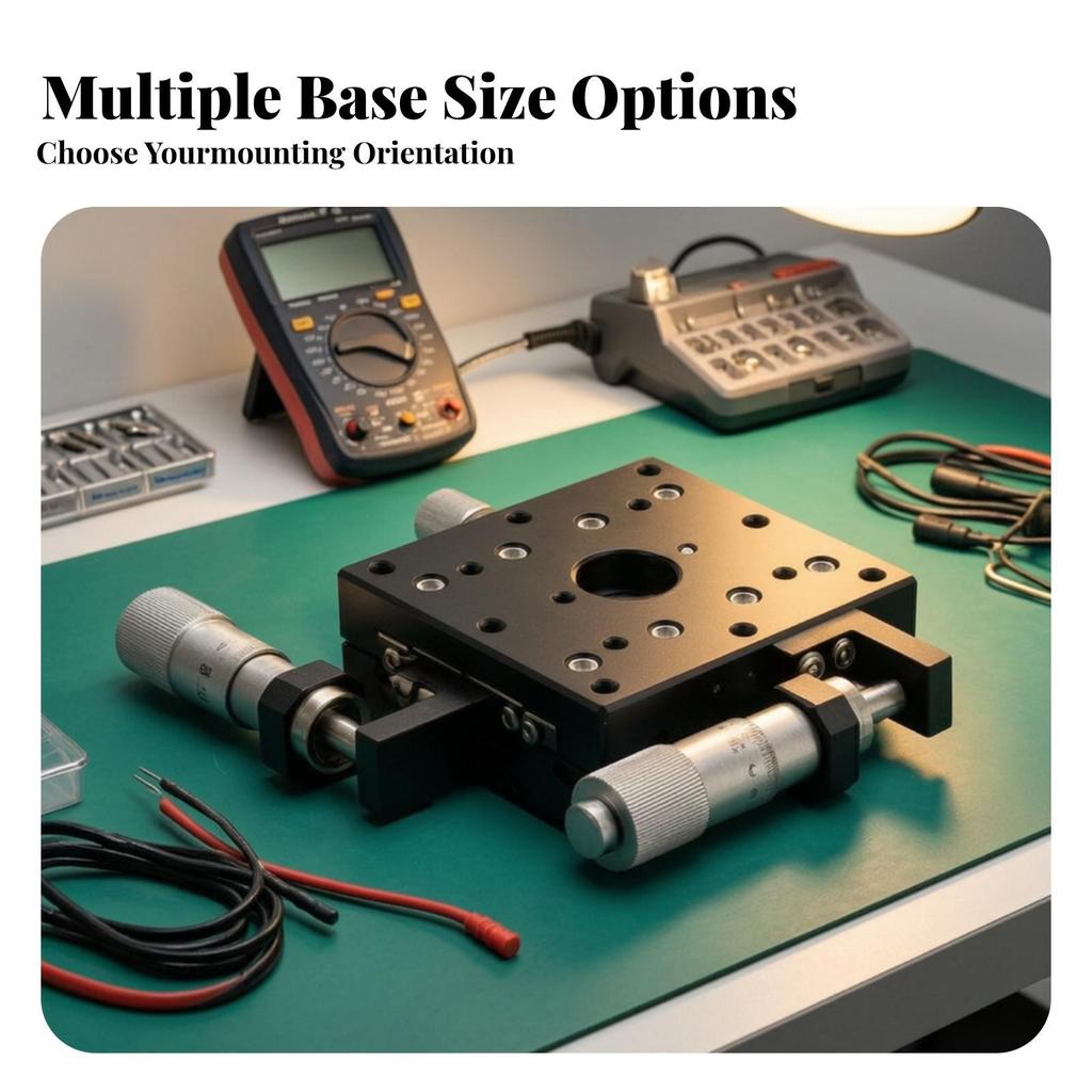 XY Positioning Stage Two-Axis Manual Slide Table Long-Lasting for Optical Setups