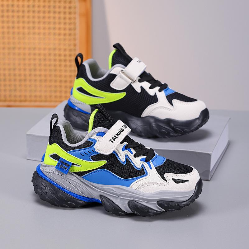 Tom Cat Kids' Breathable Mesh Waterproof Leather Sport Shoes - New Lightweight Running Style for Boys & Girls