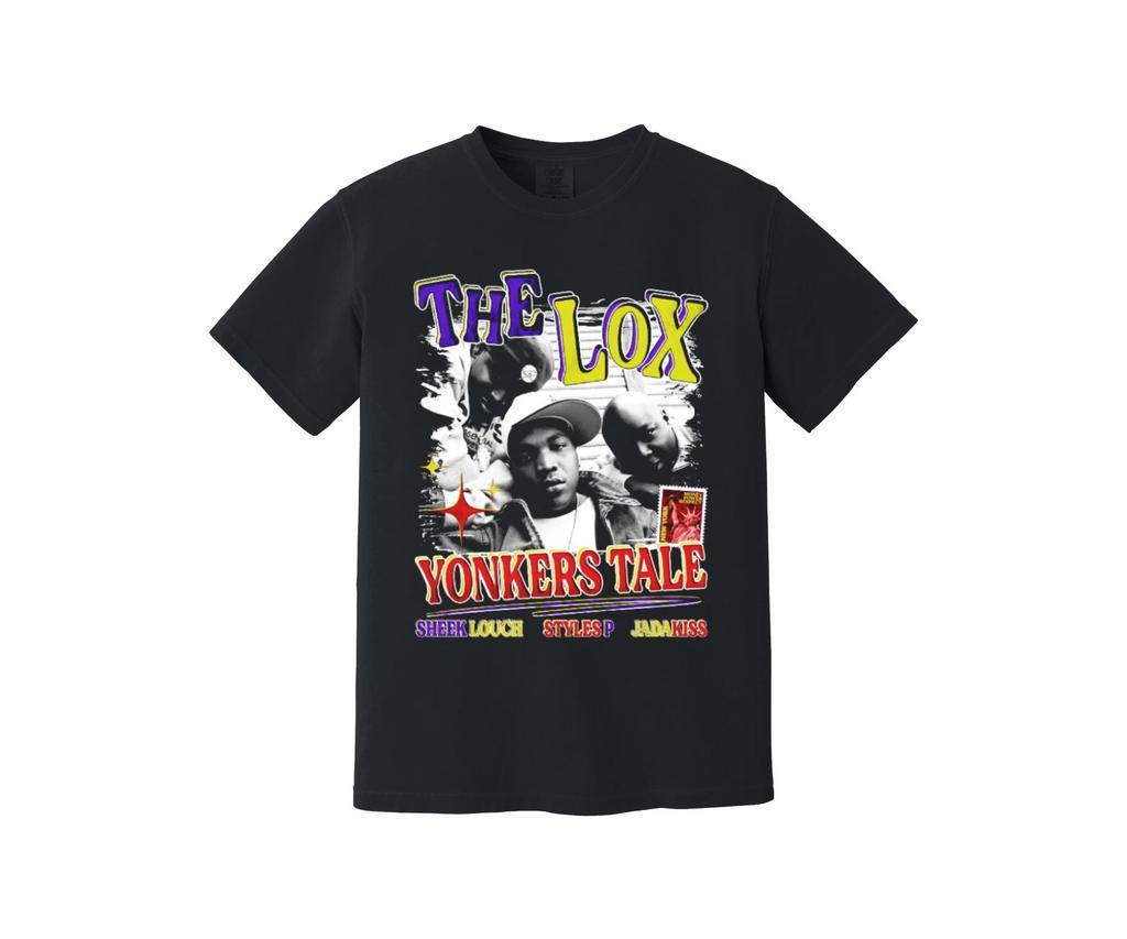 The Lox Yonkers Tale Heavyweight T-shirt - Sheek Louch Styles P Jadakiss 90s Rap