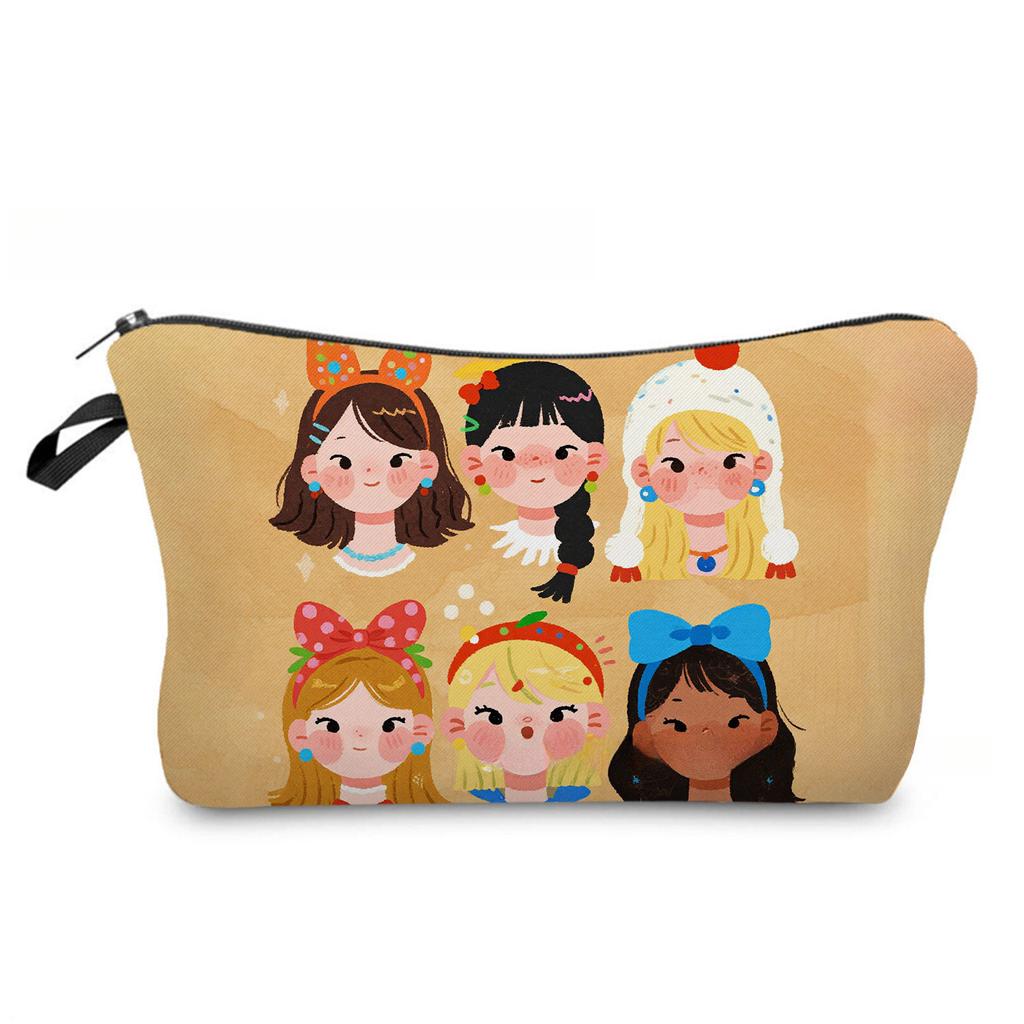 Women Avatar Print Cosmetic Bag Toiletries Organize Travel Storage Case 6884