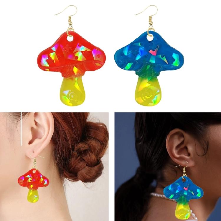 Earring Resin Mold Holographic Pendant Casting Epoxy Mold for Keychain Jewelry