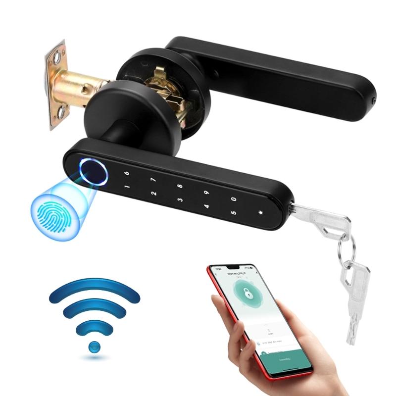 Advanced Fingerprint Recognition Door Lock Entry Fingerprint Door Lock Convenient Fingerprint Door Knob for Household