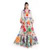 Long Sleeve Plus Size Pleated Vintage Floral New In Dresses for Women Casual Loose Maxi Long Spring Summer Autumn Dress