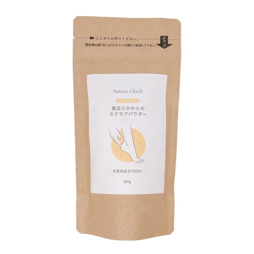 

[Natura Check] 100% Натуральная Пищевая Сода Скраб для Ног 200г / Пудра-скраб для Босых Пят и Ухода за Запахом Ног и Отшелушивания