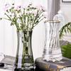 Light Luxury Nordic Glass Vase for Hydroponic Lily Flower Arrangement