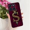Fashion Crown Letter Case For Motorola Edge 70 / Moto X70 Air 5G Soft Black Silicone Back Cover For Motorola Edge70 Phone Cases