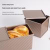 MDNG Carbon Steel Non-stick Toast Bread Loaf Pan with Lid