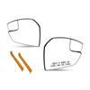 Non-Heated Door Mirror Glass for 2017-19 Ford Escape Driver Passenger Side 2x
