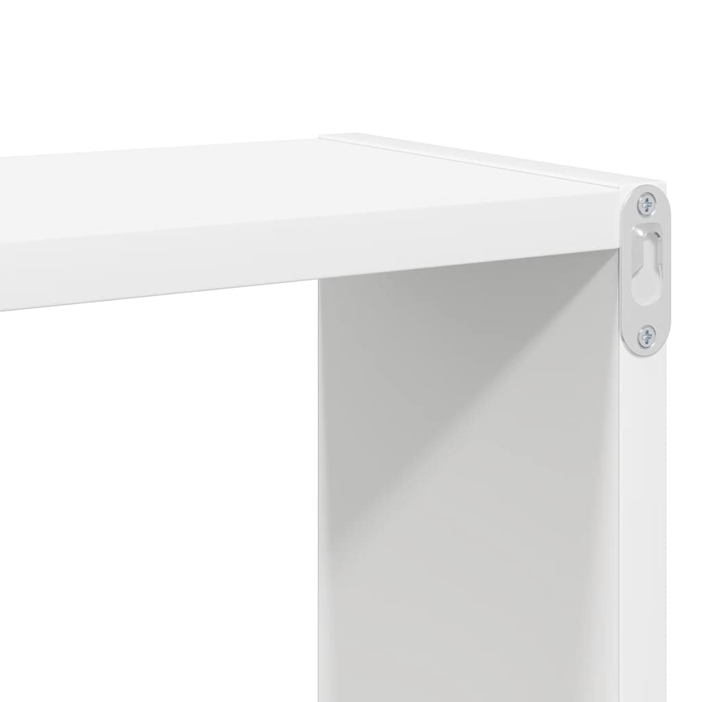 Cube Shelves Set 4 pcs White 80 x 15 x 26.5 cm Engineered Wood