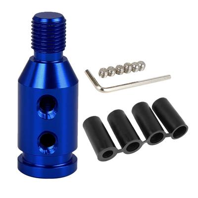 Shift Knob Gear Shift Knob Adapter Shift Knob Conversion Adapter M12 X 1.25 Universal for Threaded Shifter Blue