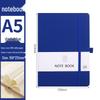 A6 Color Elastic Band Portable Notebook - Student Memo with Skin-Feel Leather Pocket Design