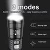 High-Lumen Zoomable Flashlight For Camping Blindingly Bright Power Banks Function For Home Securitys