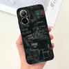 Hülle Für Oppo Realme C67 4G RMX389 Handyhüllen Schwarze Katze Mondnacht Weiches Silikon Stoßfeste Rückabdeckung Für RealmeC67 4G Funda