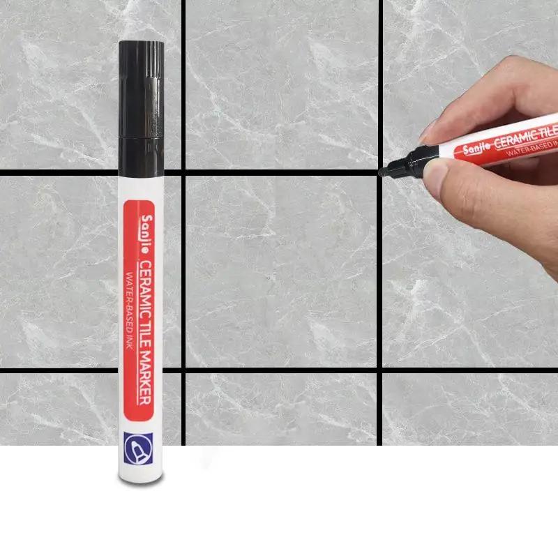 12 Color White Waterproof Tile Marker Grout Pen Kitchen Wall Seam Pen For Tiles Floor Bathroom Decontamination Seam Repair Tools