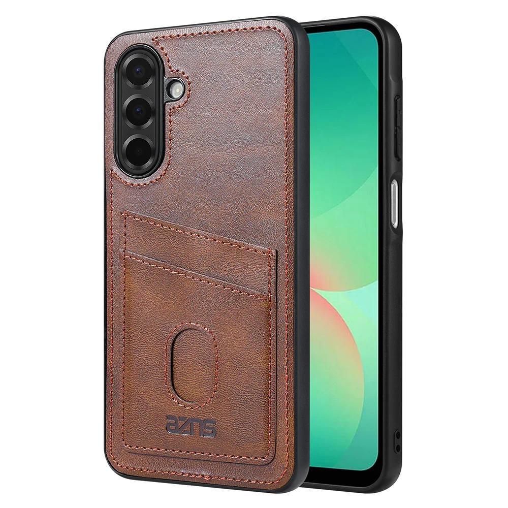 Retro Leather Case for Samsung Galaxy A57 A37 A17 A27 A16 A26 A36 A56 A06 A55 A35 A15 A05S A25 A14 A34 A54 A13 A33 A53 A73 Cover
