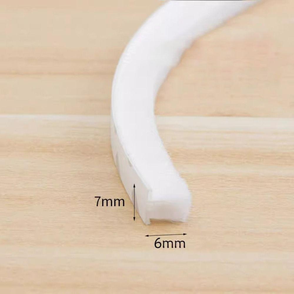 

Щеточный уплотнитель Звуко- и пылезащитные полосы Уплотнитель от атмосферных воздействий Пылезащитная уплотнительная полоса Мягкая шерстяная полоса Окно white-7*6mm