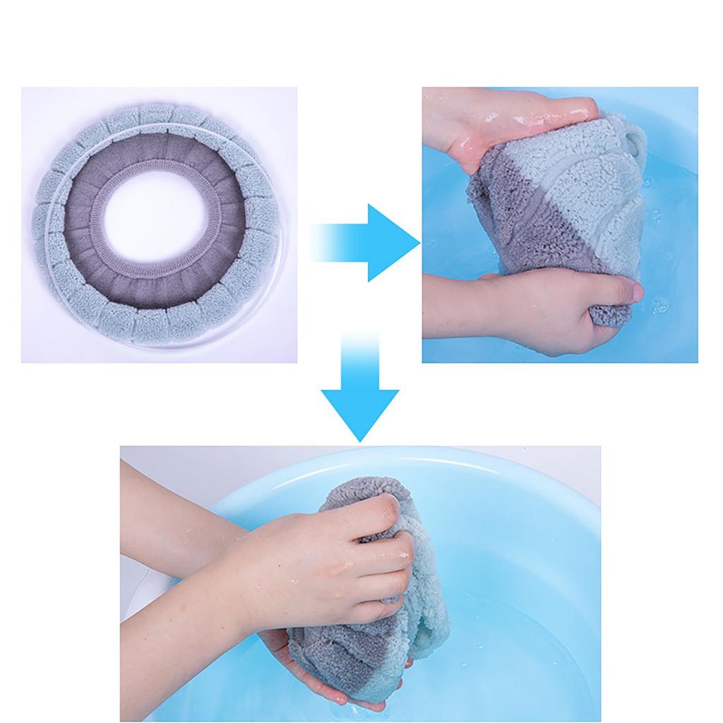 Winter Warm Toilet Seat Pad Bathroom Toilet Pad Washable Toilet Warm Fittings