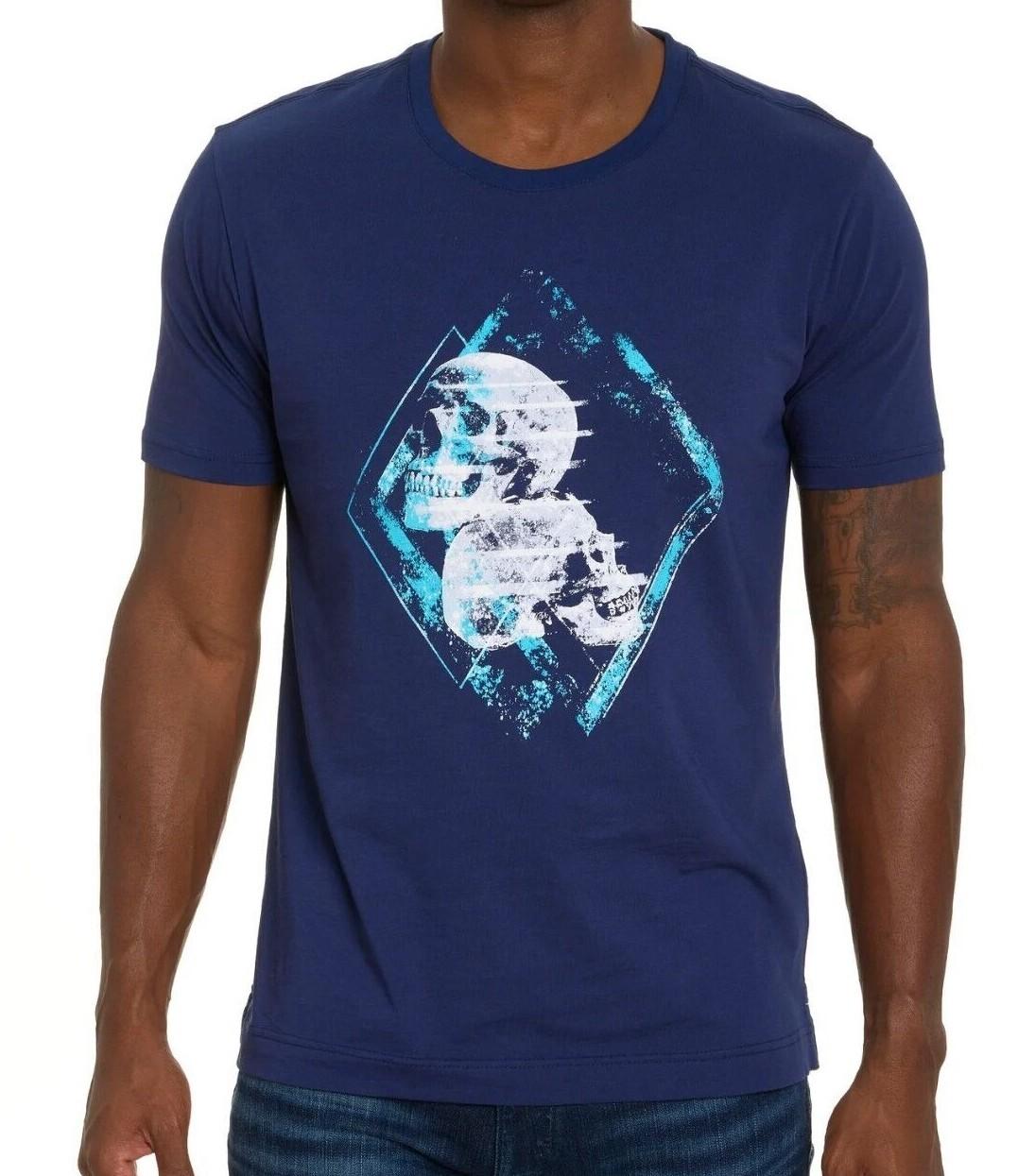 Robert Graham EOS Skull Graphic Tshirt Medium - Large Men s NEW $98 S разноцветный