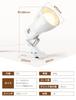 ANZENSHI E26 Clip Light Desk Lamp Rotating Angle for Light Bulb Sold White Room, Bedroom, Store, Separately,