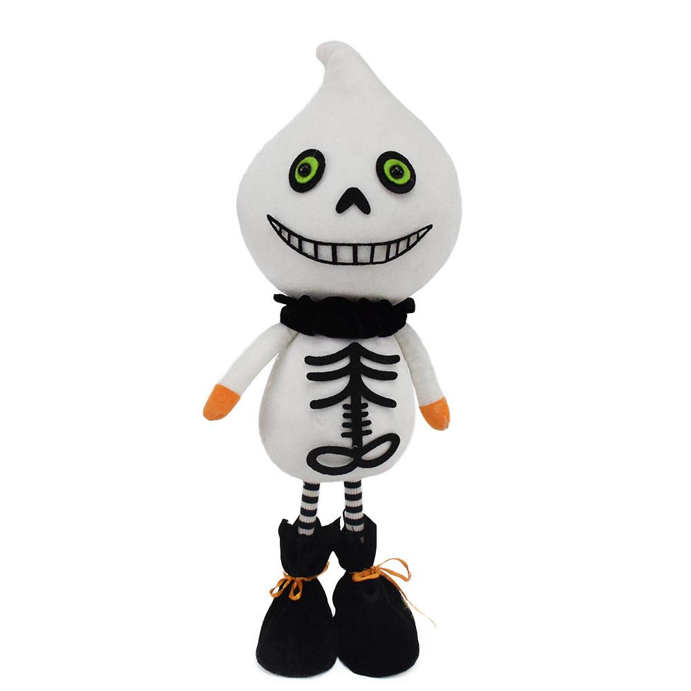 Cute Halloween Plush Figurines Ghost Black Cat Decorations