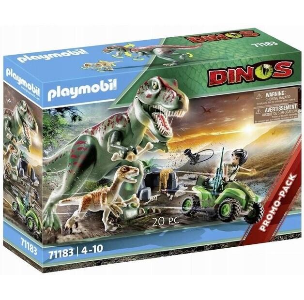 Plastic Construction Set Playmobil 71183 Dinos T-Rex Attack
