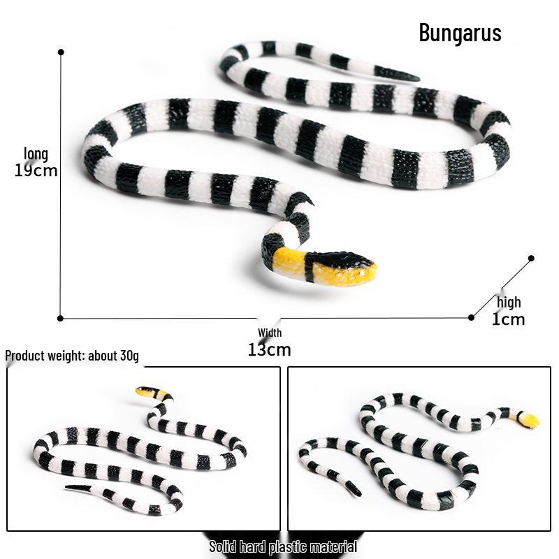 Large Snake Simulation Model - Giant Python & Cobra Children's Toy Ornament