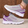 Foreign Trade Spot Women's Shoes Spring and Autumn Mesh Shoes Lightweight Soft-soled Sports Shoes Women's Flat Heels Non-slip Running Shoes Low Heels