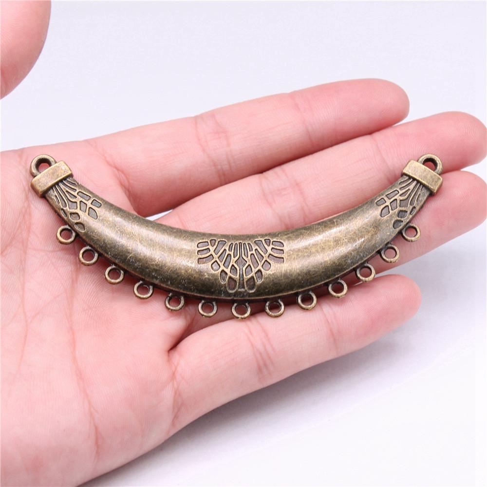 Accessories Parts Curved Necklace Connector Minimalist Jewelry Components QA013