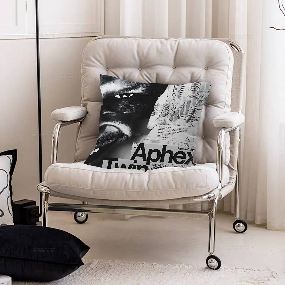DJ A-Aphex T-Twins Pillow Cushion Cover Pillowcase Living Room Sofa Home Decor Customized