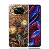 Steampunk Gear Mechanical Case Phone Cover for Xiaomi Redmi Note 10 9 9S 8 8T 7 5 Pro Mi 12T 11T 10T 9T 12 11 Lite A3 A2 Trend F