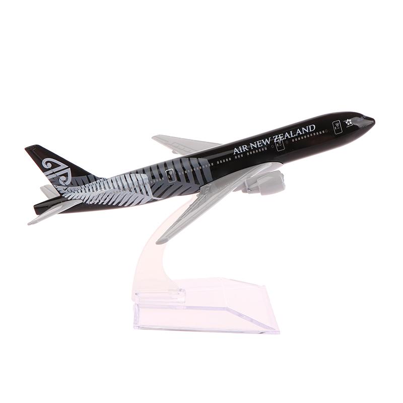 16 cm Maßstab 1:400 Metall-Druckguss-Flugzeugmodell Neuseeland Boeing 777 Airlines Nachbildung Airbus Flugzeug Luftfahrt Miniatur Spielzeug