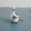 Handmaking Crochet Kitten Keyrings Animal Cat Key Chain Creative Handwoven Cat Pendant  Bag Decor