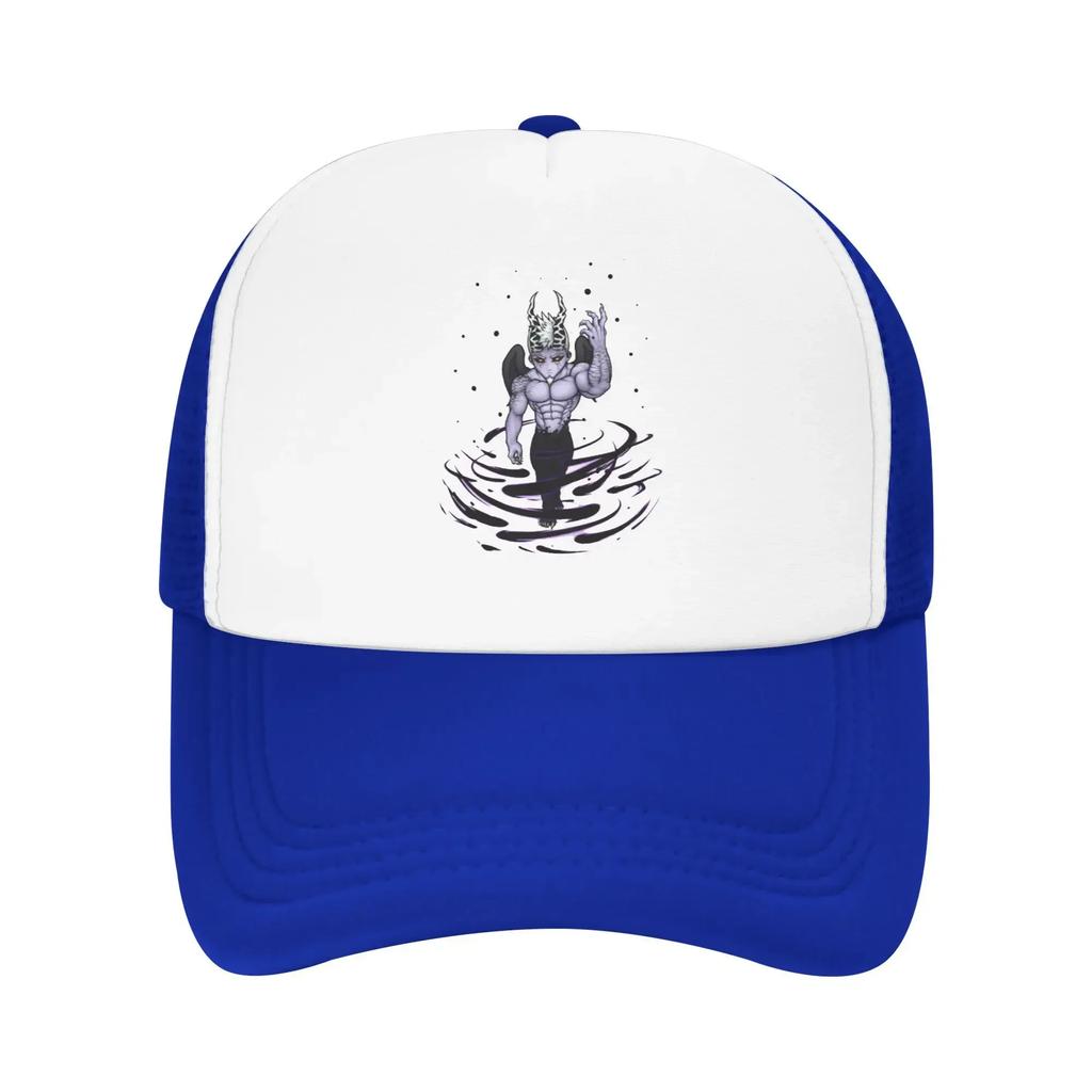 Gothic Street Punk Gray Demon Hendy Purple Pool Party Mesh Baseball Caps For Mens High-end Female Beach Bucket Hat Snapback Cap