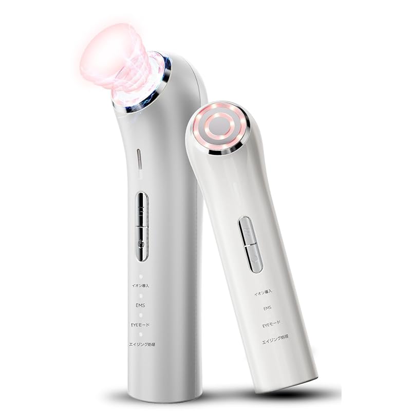 

Facial beauty device EMS [genuine product] 1 unit multi-role] beauty device eye care RF facial device iontophoresis body care thermal care 3 color LED