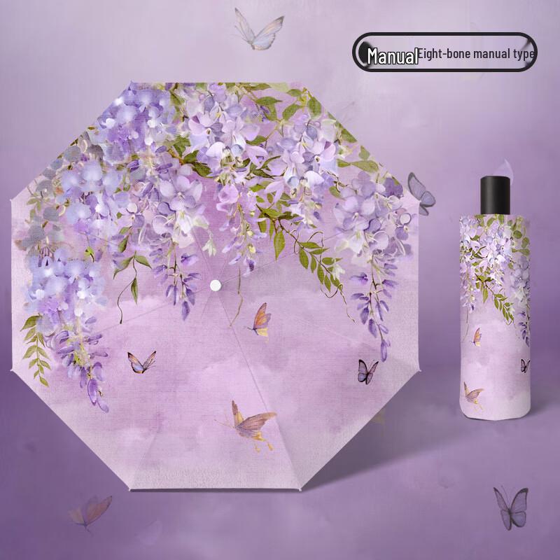 

OIMG New Chinese Style UV Protection Folding Umbrella