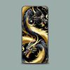 Phone Case for Xiaomi Redmi 15C 14C 12C 13C Redmi Note 15 14 13 12 11 10 Pro Plus 5G 12S Silicone Cover Cute Black White Dragon