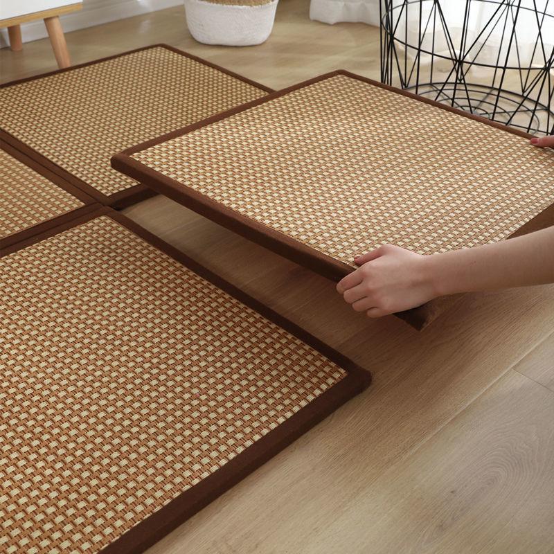 Japanese Rattan Tatami Cool Mat: Summer Crawling and Floor Mat for Kids - Ideal for Living Room, Balcony, Bedroom